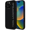 Karl Lagerfeld puzdro gumené Apple iPhone 16 Pro Max KLHCP16XRBKGVCK čierne