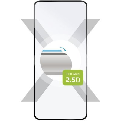 FIXED Ochranné tvrzené sklo Full-Cover pro Xiaomi Redmi A3, lepení přes celý displej, černé FIXGFA-1345-BK
