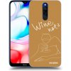 Picasee silikónový čierny obal pre Xiaomi Redmi 8 - Wine not