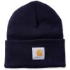 Carhartt Pletená čiapka s rebrovaním Hodinky, námornícka
