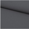 Jednofarebná látka Panama stretch MIG33 tmavošedá, šírka 150 cm Šedá Vzorka látky (10x10 cm +/-1 cm)