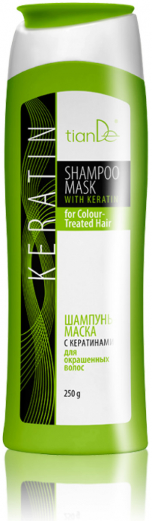 tianDe šampón-maska s keratínom pre farbené vlasy 250 g