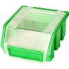 Esperanza Plastový box Ergobox plus 1, zelený 60128 ERG1PZIEPG011