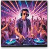 Vymalujsisam.sk Maľovanie podľa čísiel - DJ na koncerte Veľkosť: 50x50cm, Rám: Okrúhly rám