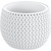 Prosperplast Kvetinac Splofy Bowl 290x195 mm biely