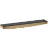 Hansgrohe Rainfinity Nástenné kolienko s držiakom a poličkou, kefovaný bronz 26858140-HG