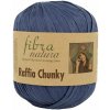 Fibra Natura Raffia Chunky 13 tmavá jeans modrá