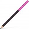 Grafitová ceruzka Faber-Castell Grip Jumbo / HB čierna/ružová