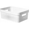 CURVER Úložný box INFINITY 11 l recyklovaný plast bílý