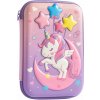 Peračník 3v1 Veľký rozkladací Kozmetická taštička ŠKOLSKÝ JEDNOROŽEC PRE DIEVČA 3D