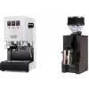 Gaggia New Classic E24 BC, white + Eureka Mignon Zero, BL black