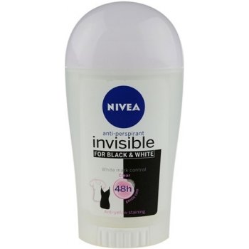 Nivea Invisible for Black & White Clear deostick 40 ml