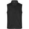 James & Nicholson Pánska softshellová vesta JN1128 Black