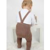 Detské pančuchy na traky RIB SLIM 374 Organické pančuchy 2 hnedá