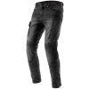 Motocyklové džínsy REBELHORN VANDAL MONOLAYER WASHED BLACK čierne DARČEKY