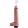 King Cock 11 - lifelike squirting dildo - natural