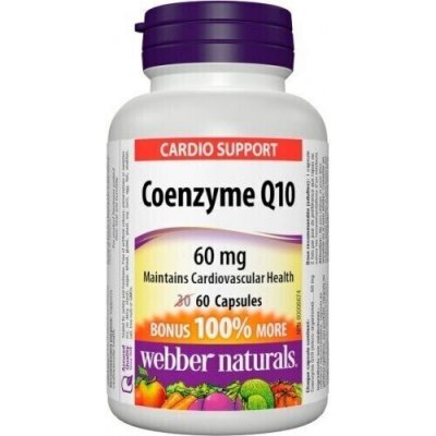 Webber Naturals Koenzým Q10 60 mg 60 kapsúl