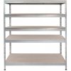 Majster Regál Rivet 180 x 150 x 45 cm 5 políc zinok