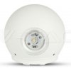 Nástenné LED svietidlo 6W, 4000K, 660lm, IP65, biele okrúhle VT-836 (V-TAC)