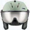 Lyžiarska prilba UVEX Instinct Visor oxid green matt/mirror silver/smoke