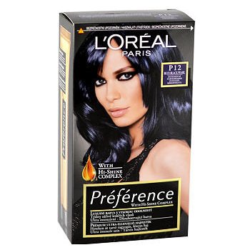 L'Oréal Préférence Féria P12 intenzívna čiernomodrá