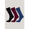 Gant ponožky SOFT COTTON SOCKS 3-PACK VINTAGE BLUE