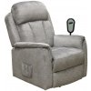 IDEA nábytok Relaxačné kreslo COMFORT sivé