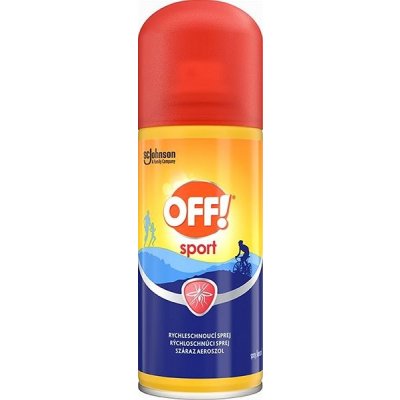 Off! Šport repelent proti kliešťom, komárom rýchloschnúci spray 100 ml