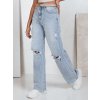 Dstreet Dámske rifle wide leg STYLLEG UY2491 modré svetlo