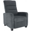 Tempo Kondela Relaxačné kreslo, sivá, TURNER