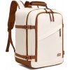 Cestovný príručný batoh Kono 24 L - béžovo-hnedý - 40x30x20 cm