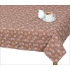 Bellatex Obrus Adéla kvietok hnedý 70x70cm