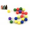 Teddies Guľôčky cvrnkacie nerozbitné farebné 20 ks 1,5 cm