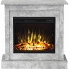 Vigo beton klasik/modern LED elektrický krb Aflamo