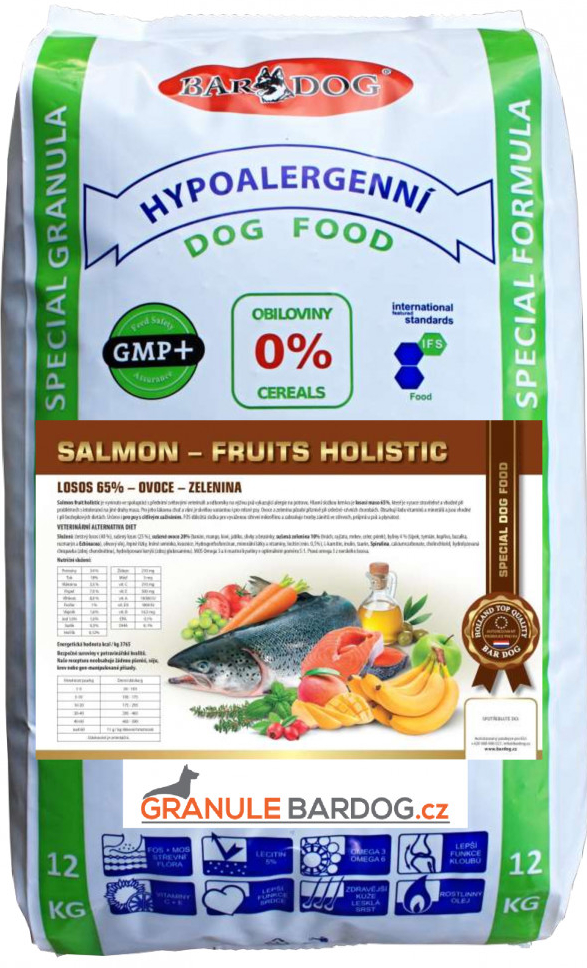 Bardog Salmon Fruits Holistic 12 kg