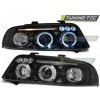 Tuning-tec PREDNÉ SVETLOMETY ANJELSKÉ OČI ČIERNA pasujú na AUDI A4 01.99-09.00