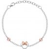 Disney Strieborný bicolor náramok Minnie Mouse BS00035TRPL- 55.CS
