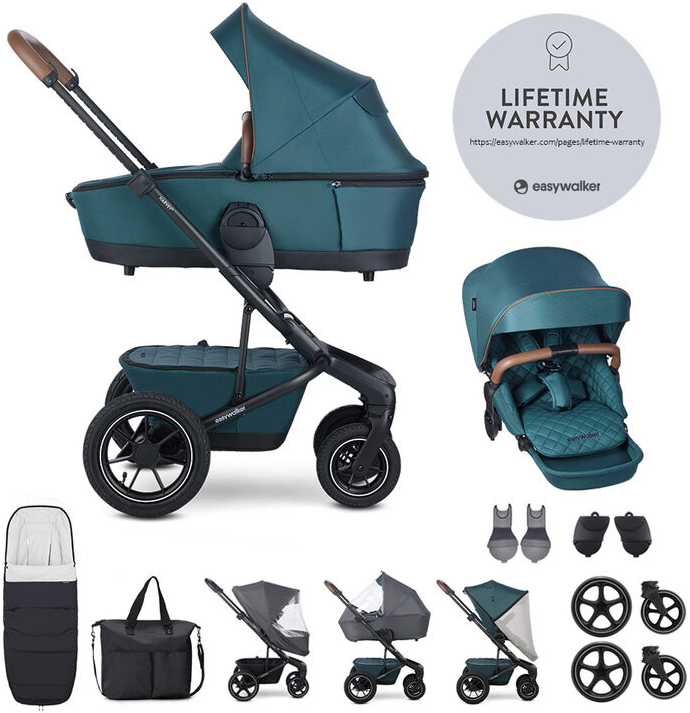 EASYWALKER Set XXL kombinovaný Harvey5 Air Premium Jade Green s príslušenstvom 2020