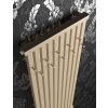 Radiátory - MC Montana | kúpelňové | DEKORATÍVNY RADIÁTOR SIMPLE S HÁČIKMI | farba - Krém - Quartz I, štruktúra, veľkosť - 1800/220 mm