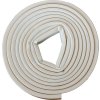 Extol Craft Samolepiace gumené tesnenie na okná alebo dvere profil D 6 m 9 x 6 mm hnedé