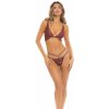 René Rofé Lurex Dreams 2pc Set Burgundy S/M