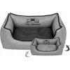 Pelech pre psa Royal Line Grey M/L/XL (Luxusné mäkké pelechy pre malých a veľkých psov s odnímateľným poťahom, jedinečným dizajnom v kvalitnom prevedení)