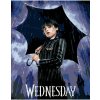 Diamantové maľovanie - WEDNESDAY ADDAMS NA PLAGÁTE Rámovanie: vypnuté plátno na rám, Rozmer: 40x50 cm