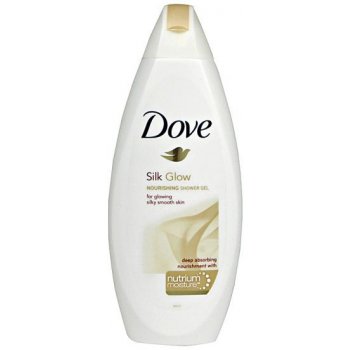 Dove Silk Glow s hedvábnými proteiny sprchový gél 250 ml