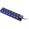 USB Hub Connect IT USB 2.0 / 7x USB 2.0 (CI-541) čierny
