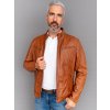Max Original Leather Pánska kožená bunda 8066 cognac (4XL 62-64) - Cognac - 4XL