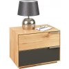 Valnatura NOČNÝ STOLÍK, divoký jadrový buk, antracitová, farba buka, 60/45/40 cm - Spálňové sety - 002054000501