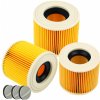 3x FILTER DO VYSÁVAČA KARCHER WD3 Filtre 3 KS WD 3 MV3 WD2 SE4001 KWD3