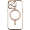 Kryt na mobil WG Magic Eye Magnet na Apple iPhone 13 Pro (11339) zlatý/priehľadný