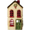 Ib Laursen Keramický svietnik Stillenat Green Door and Wreath in Top